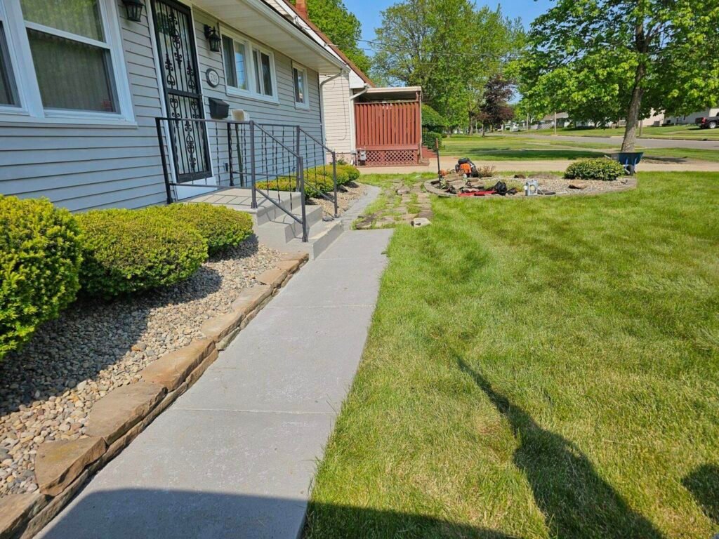 Driveway and Walkway